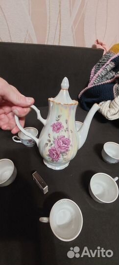 Новый. Чайный кофейный сервиз на 6 персон