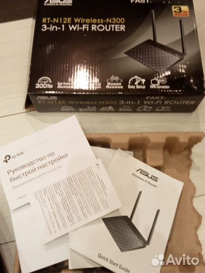 Wi Fi роутер Asus RT-N12E Wireless-N30