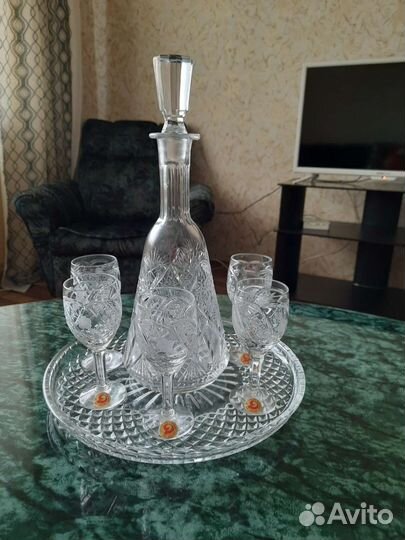 Графин с рюмками СССР