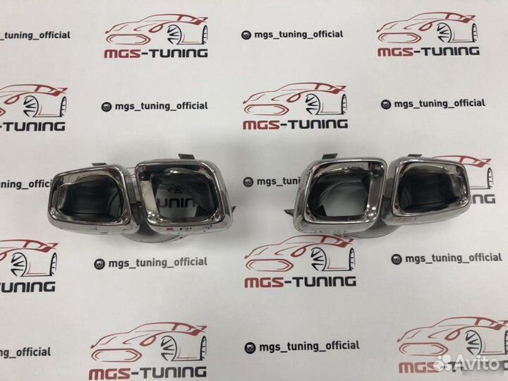 Насадки на выхлоп 63AMG на ML/GL