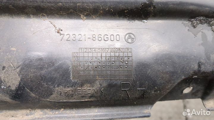 Защита арок (подкрылок) правая передняя Suzuki Ignis, 2006