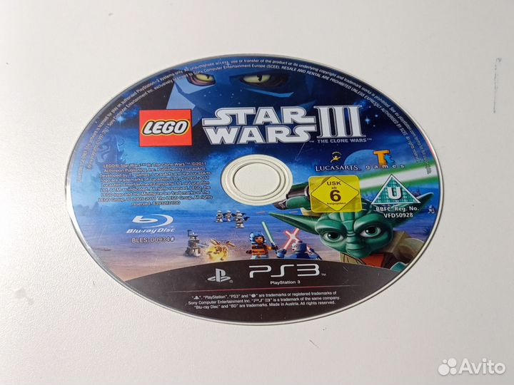 Игра Lego star wars 3 на ps3