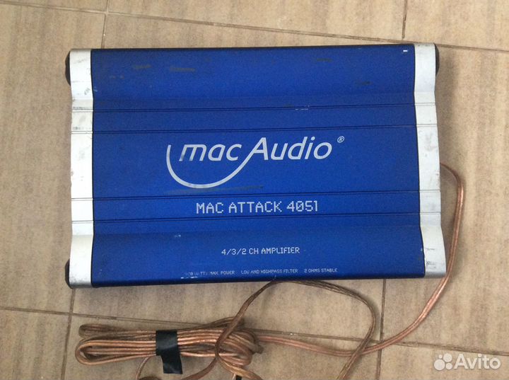 Автоусилитель Mac Audio 900W 4-х канальный