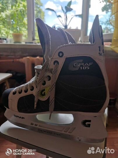 Коньки хоккейные, 45 размер