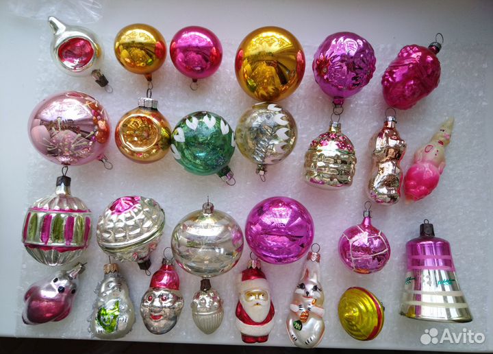 Новогодние елочные игрушки СССР