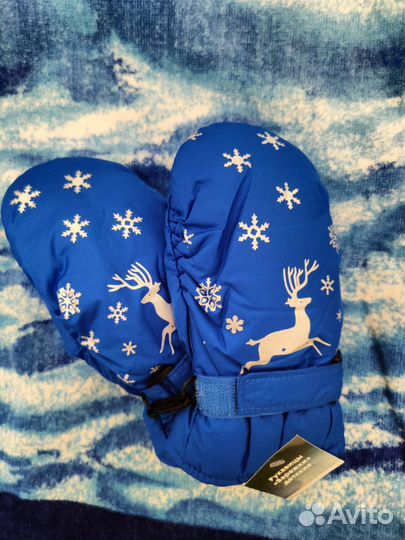 Варежки детские новые