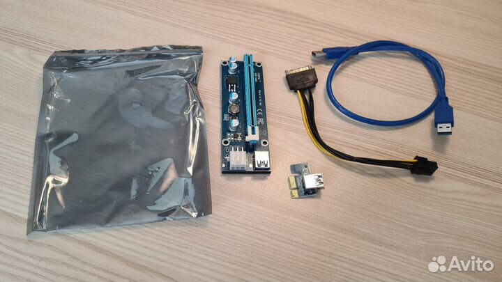 Новый Райзер VER 006c 6 PIN, Кабель USB 60 см