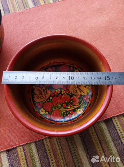 Посуда деревянная Хохлома