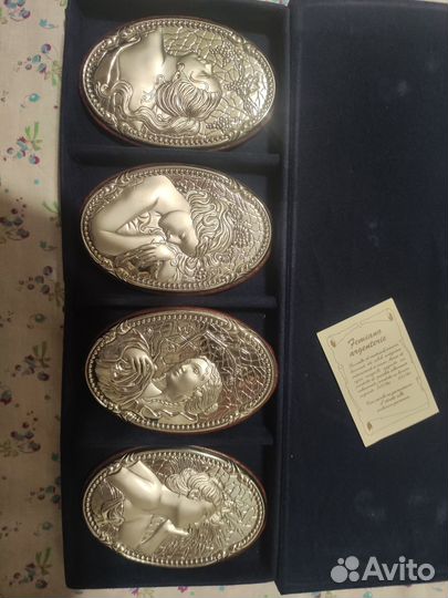 Барельеф из серебра