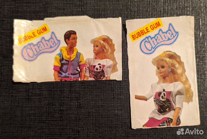 Этикетки от жвачек из 90х donald,chabel