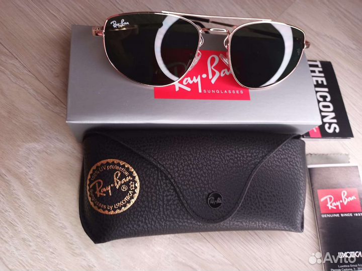 Очки Ray-Ban RB3668 мульти Тёмно-Зелёные новые