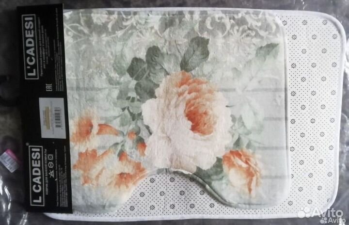 Комплект ковриков для ванной и туалета