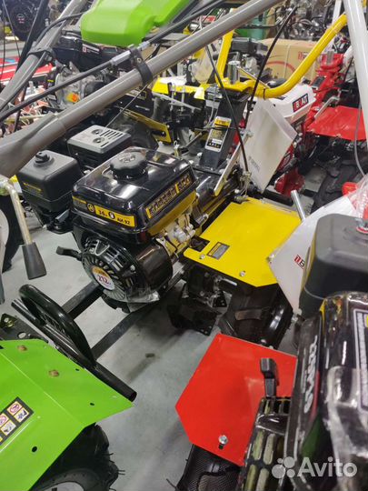 Мотоблок Denzel 7.0 л.с. вом, колёса, фрезы