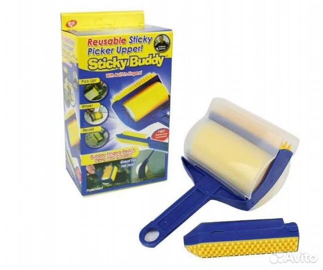 Липкий валик для уборки Sticky buddy