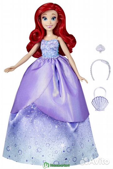 Кукла Дисней Принцесса Гламурная Ариэль