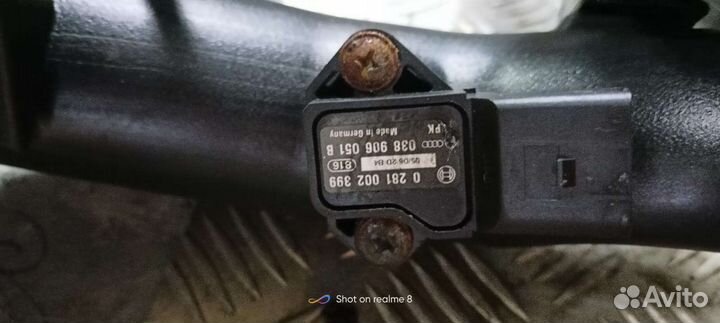 Патрубок интеркулера volkswagen jetta 5