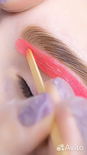 Ламинирование ресниц и бровей