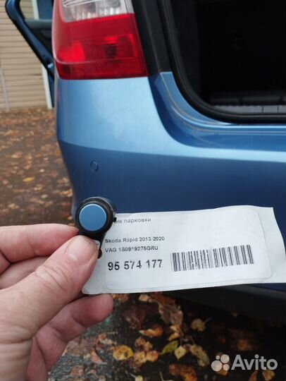 Датчик парктроника Skoda rapid