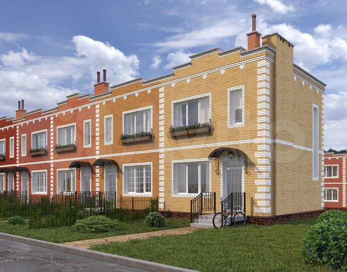 Таунхаус 63,7 м² на участке 1,6 сот.