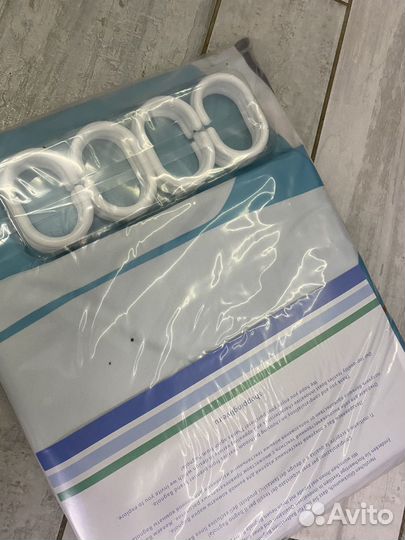 Шторка для ванны новая