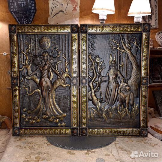 Нарды резные/славянские Боги