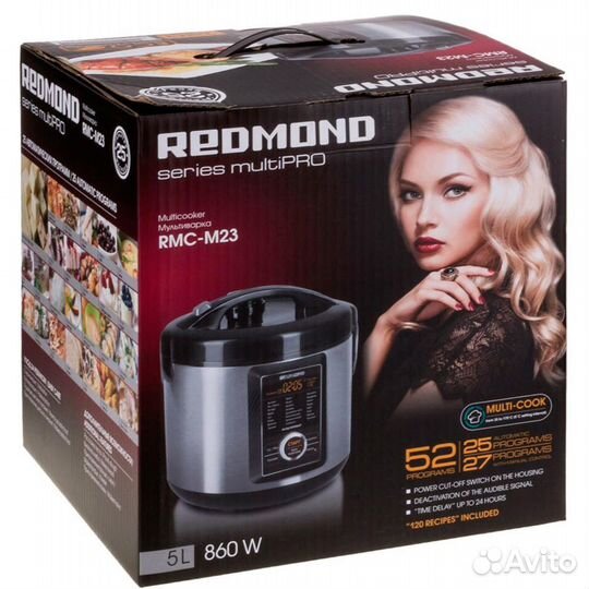 Мультиварка RMC-M23 мультипoваp, 5 л, 860 Bт