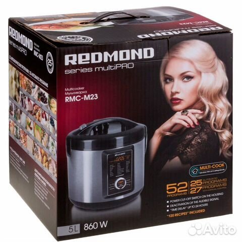 Мультиварка RMC-M23 мультипoваp, 5 л, 860 Bт