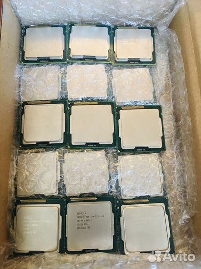 Разные процессоры Intel Pentium G620/G2020