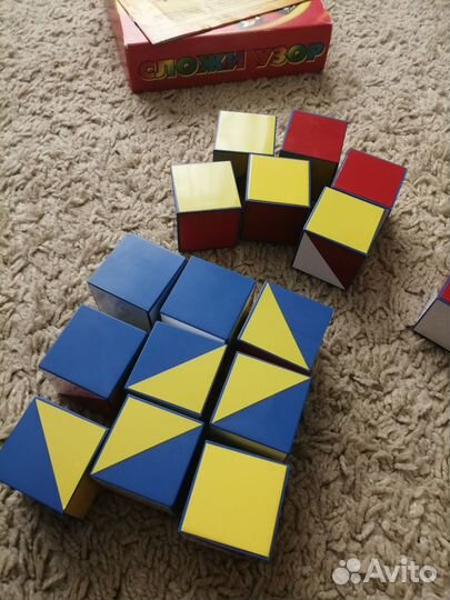 Кубики никитина сложи узор