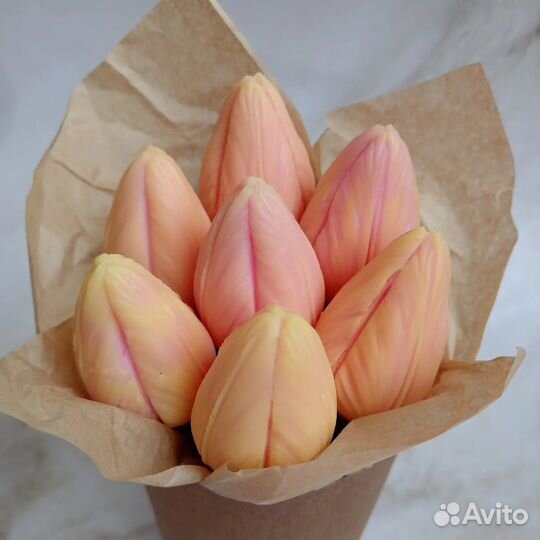 Букет цветов из мыла