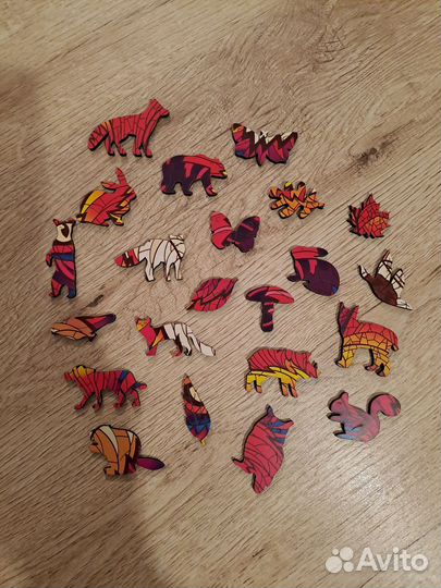 Деревянный пазл - Лиса