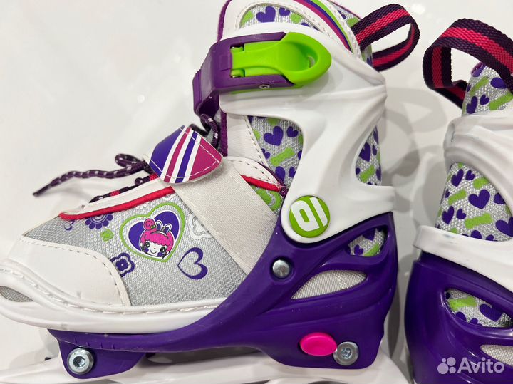 Коньки детские раздвижные 26-29