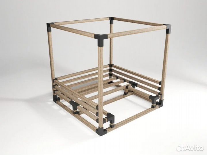 Коннекторы для бруса