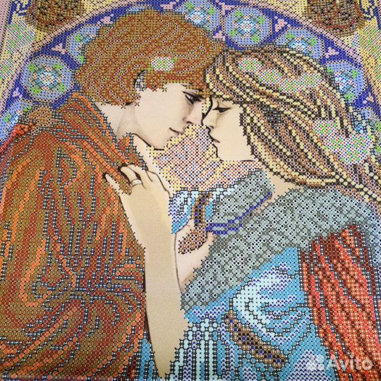 Набор с нанесённым рисунком для вышивки бисером