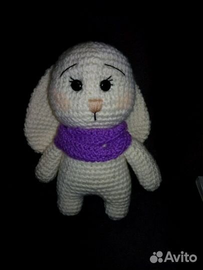 Зайка (ручная работа) 24см