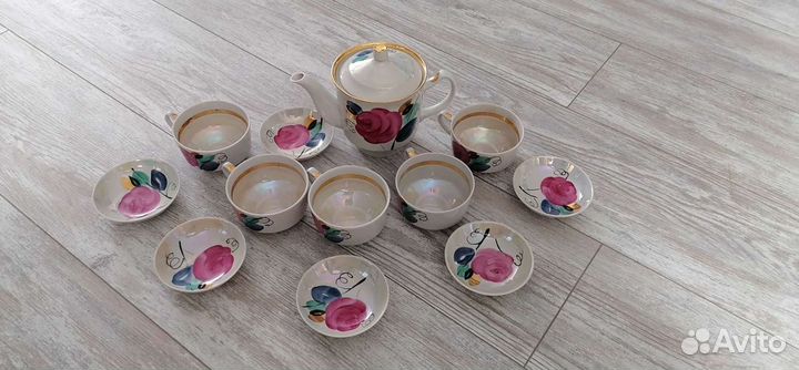 Чайный сервиз не полный, Дулево