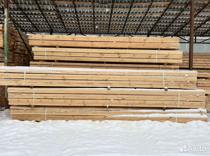 Доска обрезная 40х150х6000мм с доставкой
