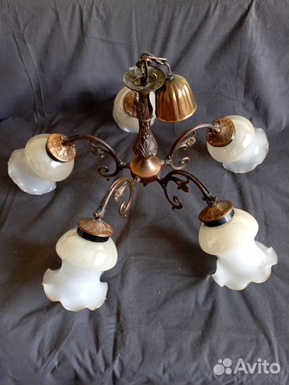 Люстра потолочная винтаж