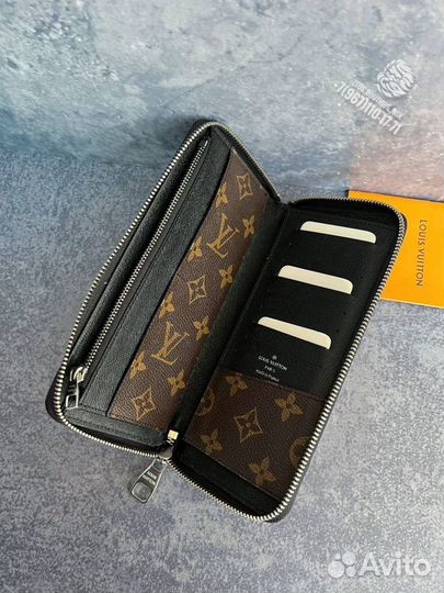 Портмоне мужское Louis Vuitton коричневый