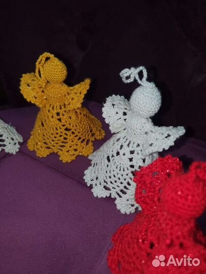 Ангелочки крючком