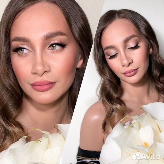 Макияж прически