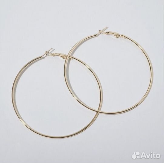 Серьги кольца