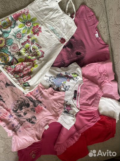 Пакет фирменной одежды для девочки 2-4 года
