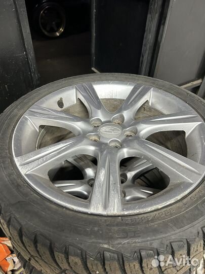 Диски с зимней резиной r17 enkei subaru