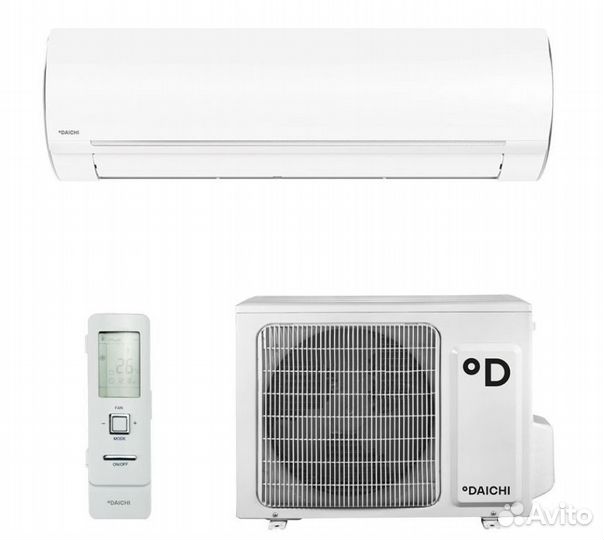 Сплит система с установкой daichi