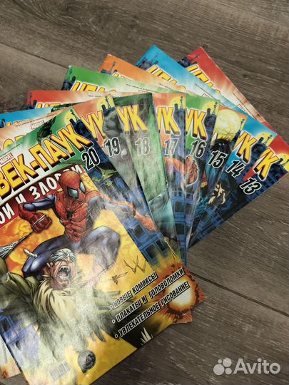 Журналы Человек паук герои и злодеи 1-28 часть