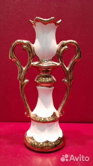 Подсвечник фарфоровый в форме лотоса