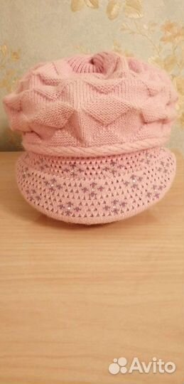 Шапочка-кепка и шарф новые