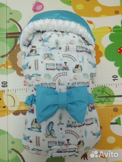 Конверт на выписку для мальчика осень