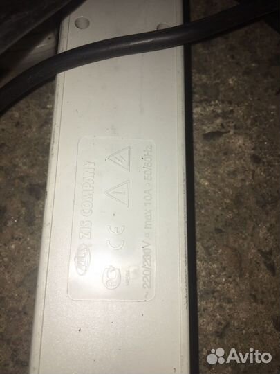 Удлинитель ZIS Pilot S на 6 розеток 5 метров